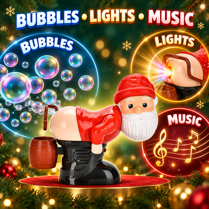 🎅 Farting Santa Bubble Machine💨