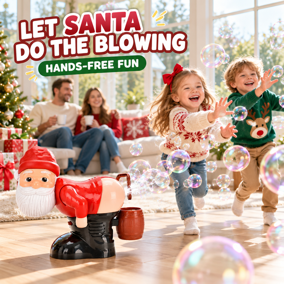 🎅 Farting Santa Bubble Machine💨